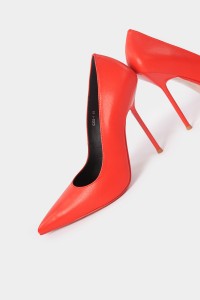 Туфли красные из натуральной кожи Mario Berlucci
